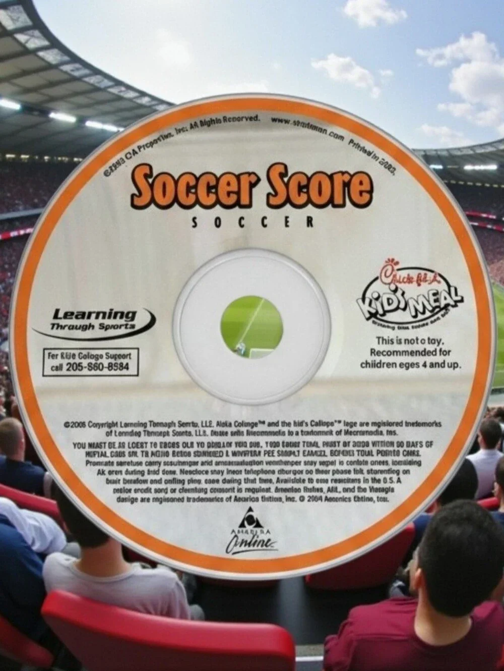 Chick-fil-A & Learning Through Sports (CD, 2005) Soccer Score DISC ONLY, TESTED